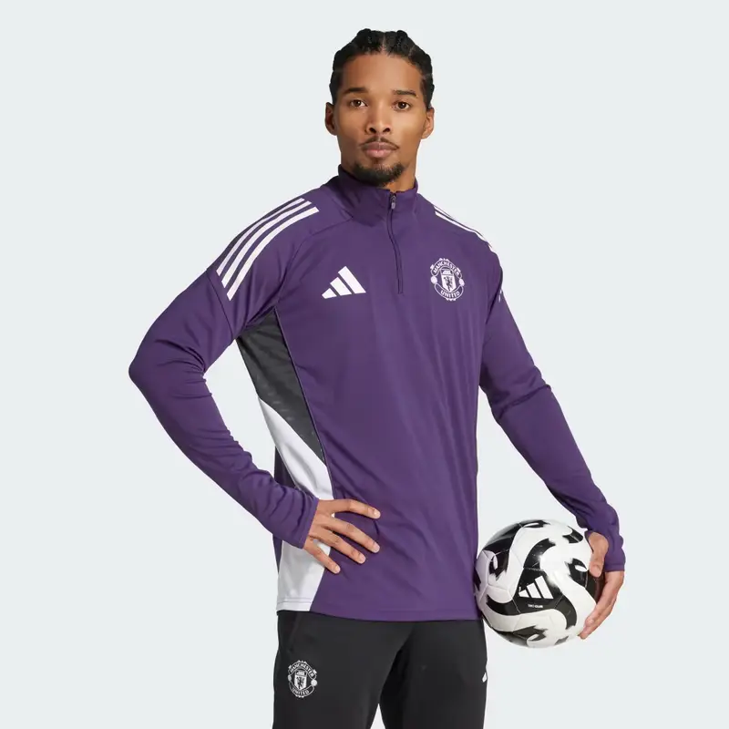 Maglia da allenamento Tiro 25 Competition Manchester United FC Aurora Plum miniatura 3