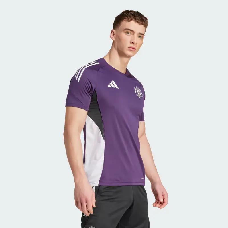 Maglia da allenamento Tiro 25 Competition Manchester United FC Aurora Plum miniatura 3