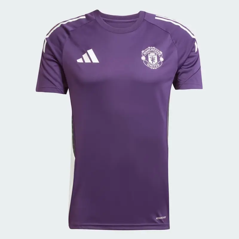 Maglia da allenamento Tiro 25 Competition Manchester United FC Aurora Plum miniatura 4