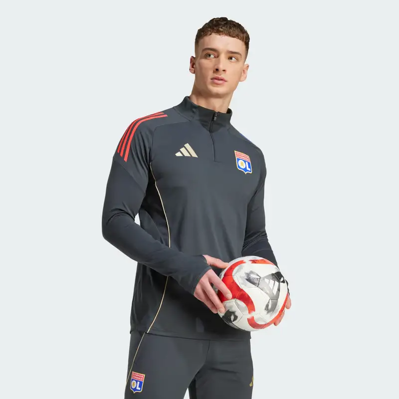 Maglia da allenamento Tiro 25 Competition Olympique Lyonnais Carbon miniatura 3