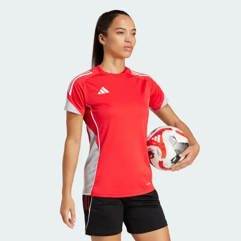 Maglia da allenamento Tiro 25 Competition Pure Ruby miniatura 3