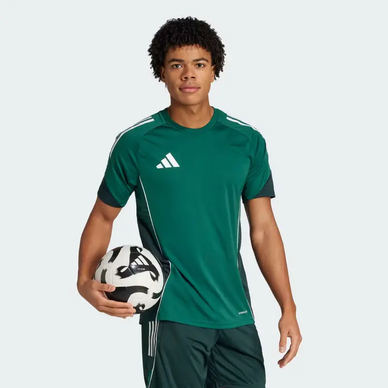 Maglia da allenamento Tiro 25 Competition Team Dark Green miniatura 3