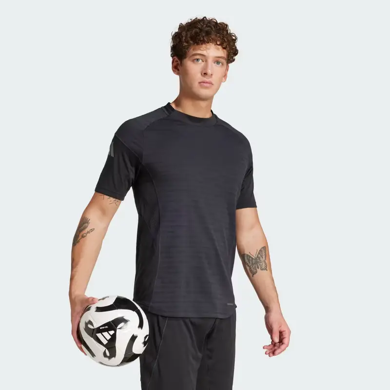 Maglia da allenamento Tiro 25 Pro Black miniatura 3