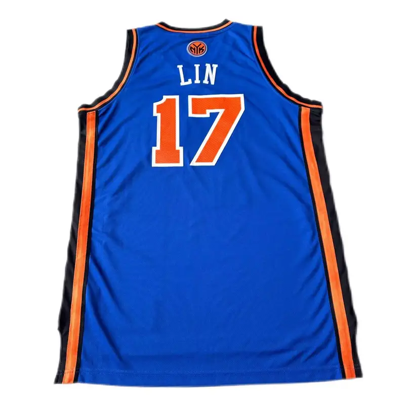 Maglia da basket Adidas NBA Jeremy Lin Knicks 17 Scollo a V Senza Maniche Unisex 7912A-318-K91581 L miniatura 2