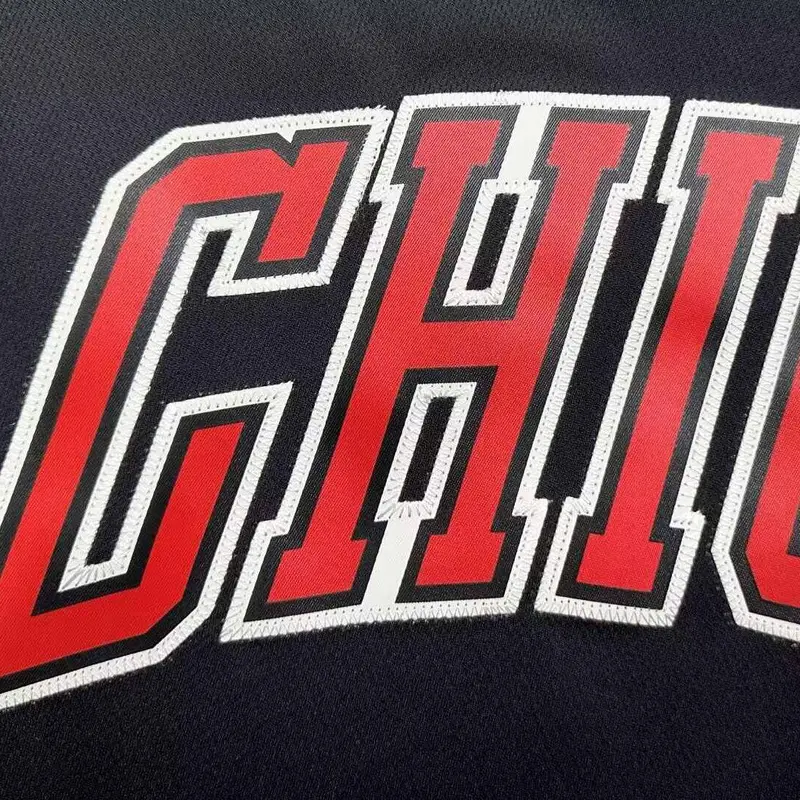 Maglia da basket Adidas Rose Bulls 1 Swingman Fan Edition Ricamata Unisex Maglie Nero L71688 XL miniatura 3