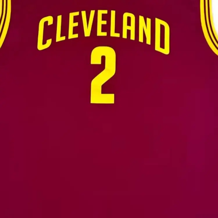 Maglia da Basket Adidas X NBA Collaboration Cleveland Cavaliers Kyrie Irving Logo 2 Stampe Girocollo Senza Maniche Unisex 7818A-327-ANR1515 2XL miniatura 3