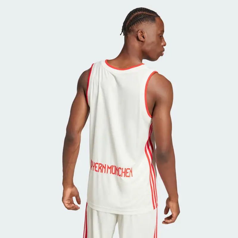 Maglia da basket Away Junior FC Bayern München Basketball White miniatura 2