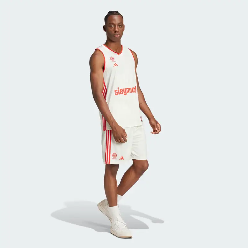 Maglia da basket Away Junior FC Bayern München Basketball White miniatura 3