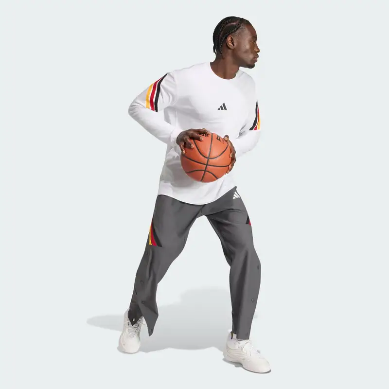 MAGLIA DA BASKET LONG SLEEVE DBB White miniatura 3