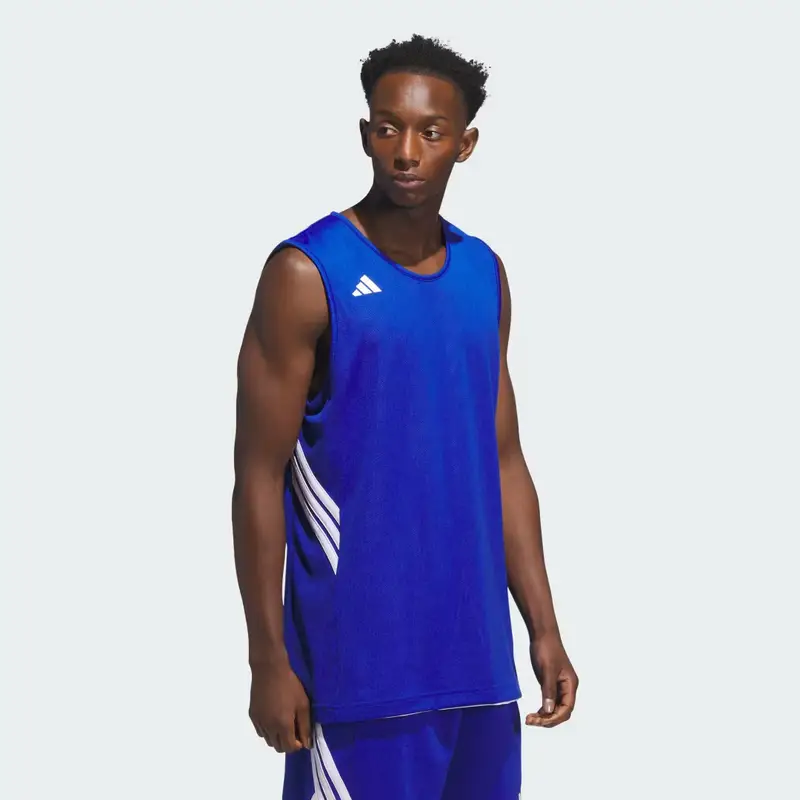 Maglia da basket reversibile 3G Speed AEROREADY Royal Blue miniatura 4