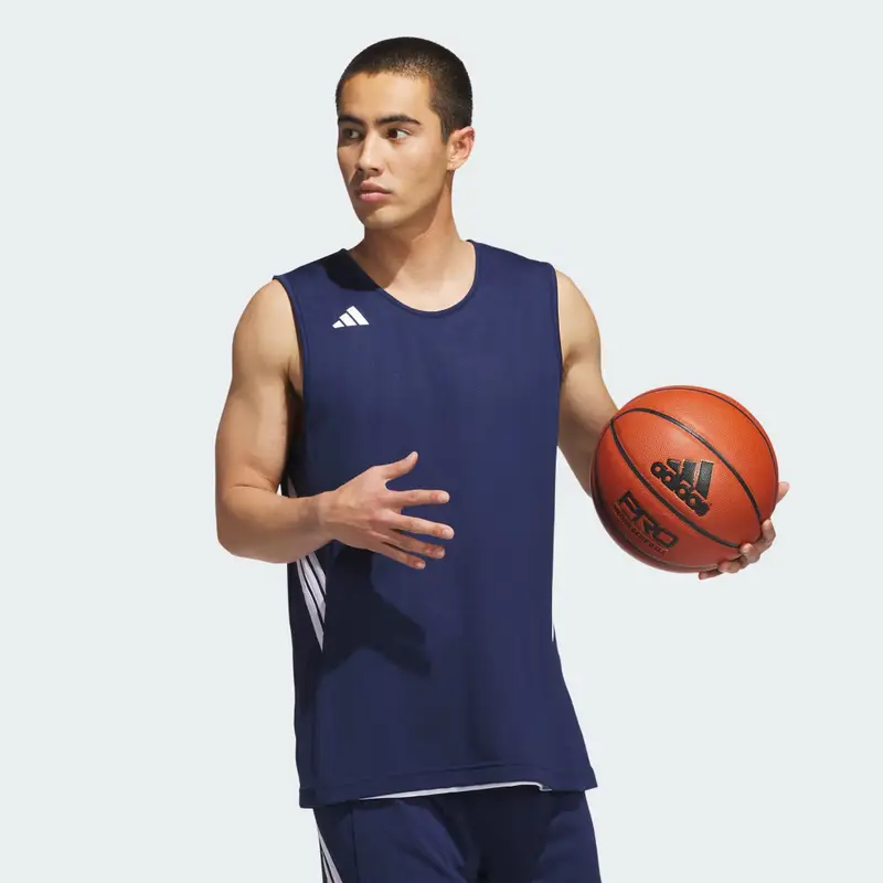 Maglia da basket reversibile 3G Speed AEROREADY Team Navy miniatura 4
