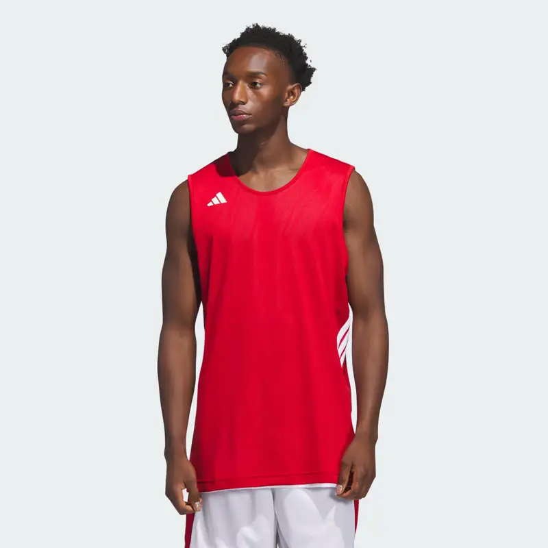 Maglia da basket reversibile 3G Speed AEROREADY Team Power Red