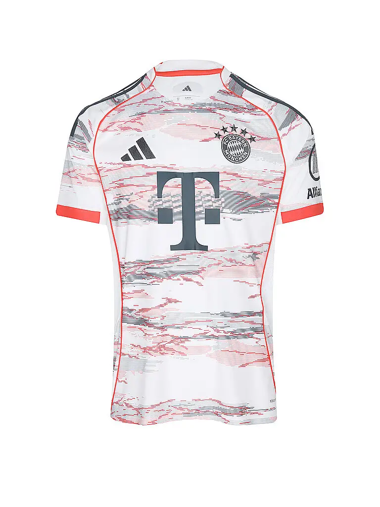 Maglia da calcio da uomo FC Bayern Monaco 25/26 da trasferta bianco | S
