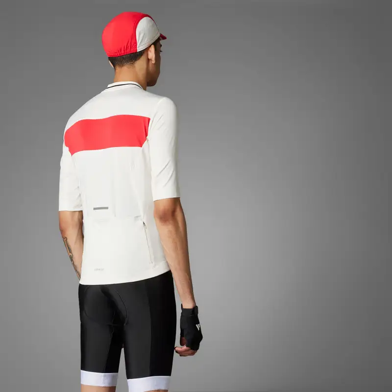 Maglia da ciclismo adidas Heritage Tempo 3-Stripes Chalk White miniatura 2