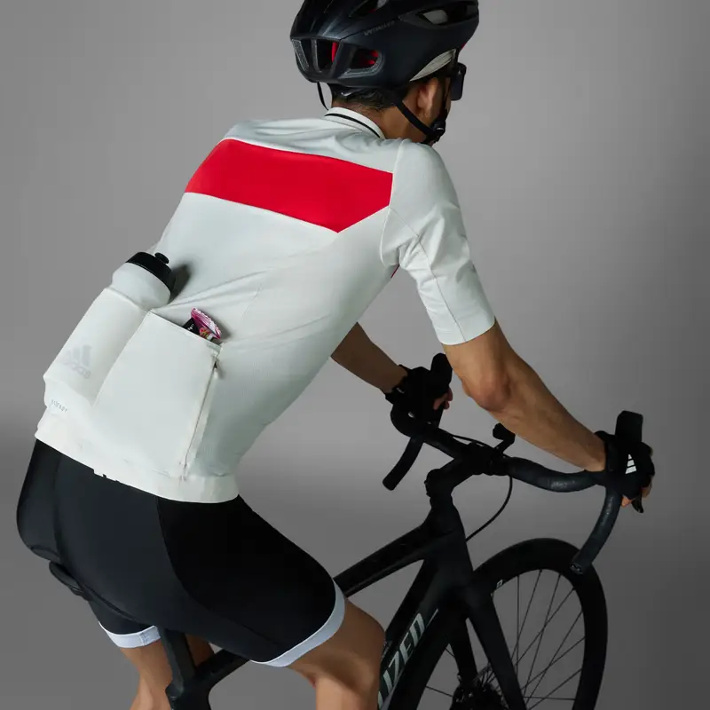 Maglia da ciclismo adidas Heritage Tempo 3-Stripes Chalk White miniatura 3