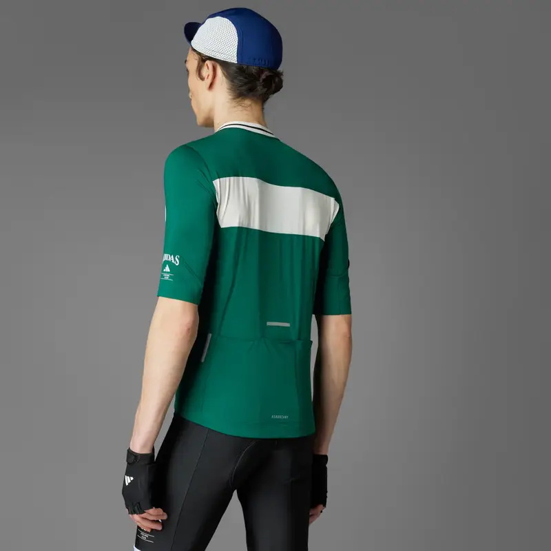 Maglia da ciclismo adidas Heritage Tempo 3-Stripes Collegiate Green miniatura 2