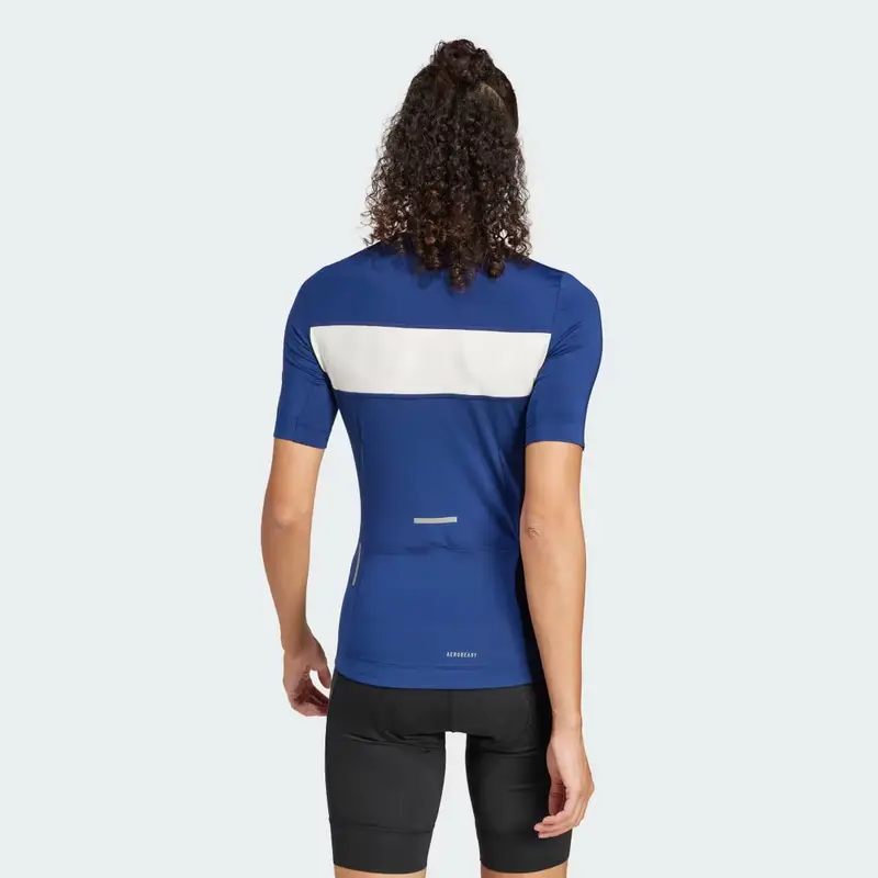 Maglia da ciclismo adidas Heritage Tempo 3-Stripes Legacy Dark Blue miniatura 2