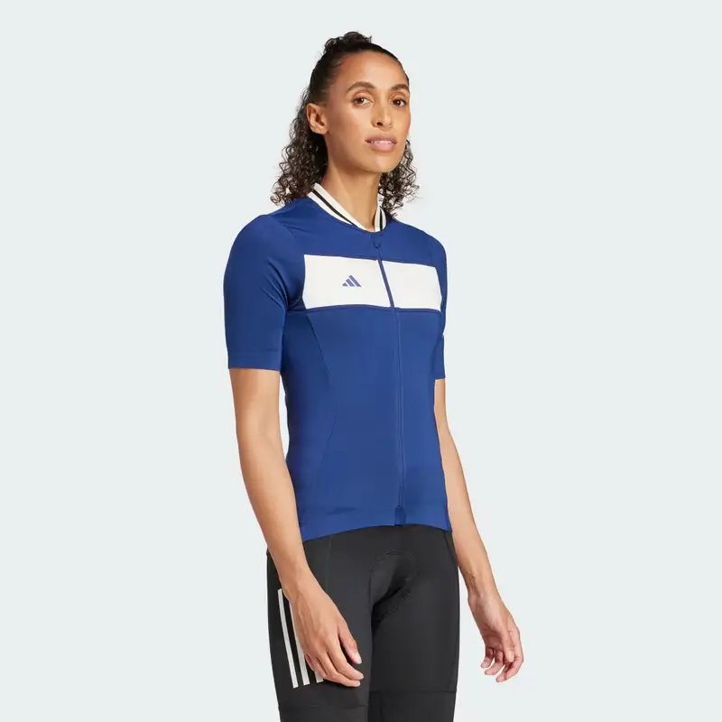 Maglia da ciclismo adidas Heritage Tempo 3-Stripes Legacy Dark Blue miniatura 3