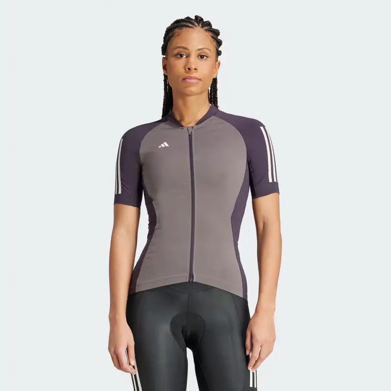 Maglia da ciclismo Essentials 3-Stripes Charcoal