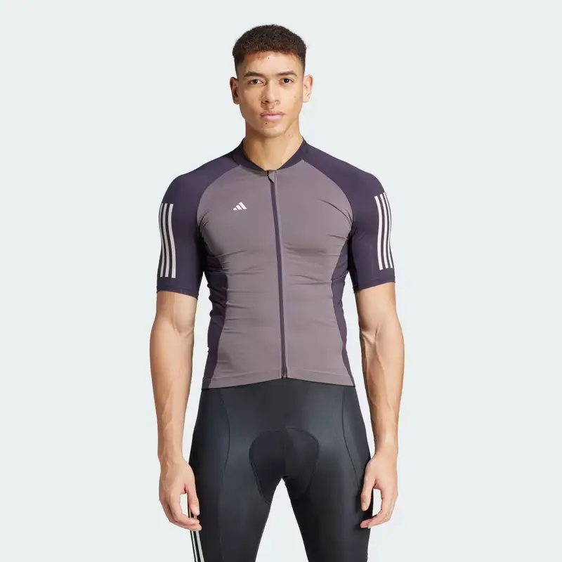 Maglia da ciclismo Essentials 3-Stripes Charcoal