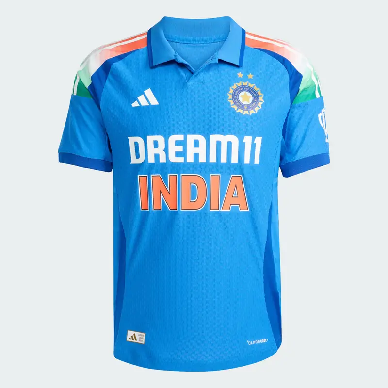 Maglia da cricket One Day International India True Blue miniatura 4