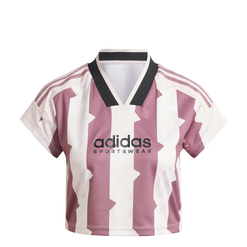 Maglia da donna adidas Tiro Cut 3-Stripes Print Baby Rose