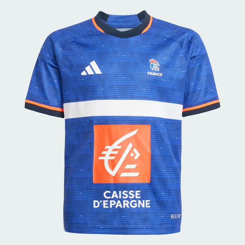 Maglia da pallamano Junior Team France Semi Lucid Blue