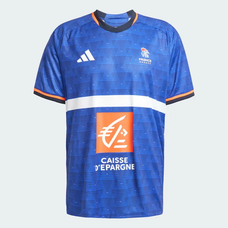 Maglia da pallamano Replica France Semi Lucid Blue miniatura 3