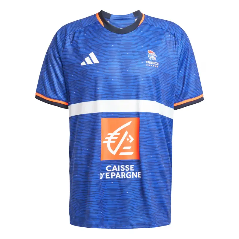 Maglia da pallamano Replica France Semi Lucid Blue