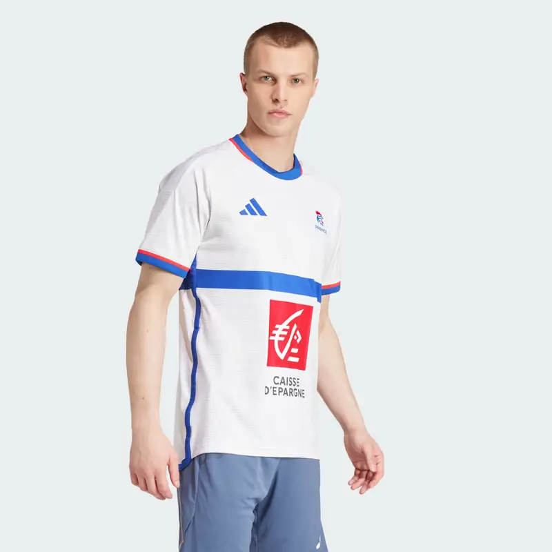 Maglia da pallamano Team France White miniatura 3