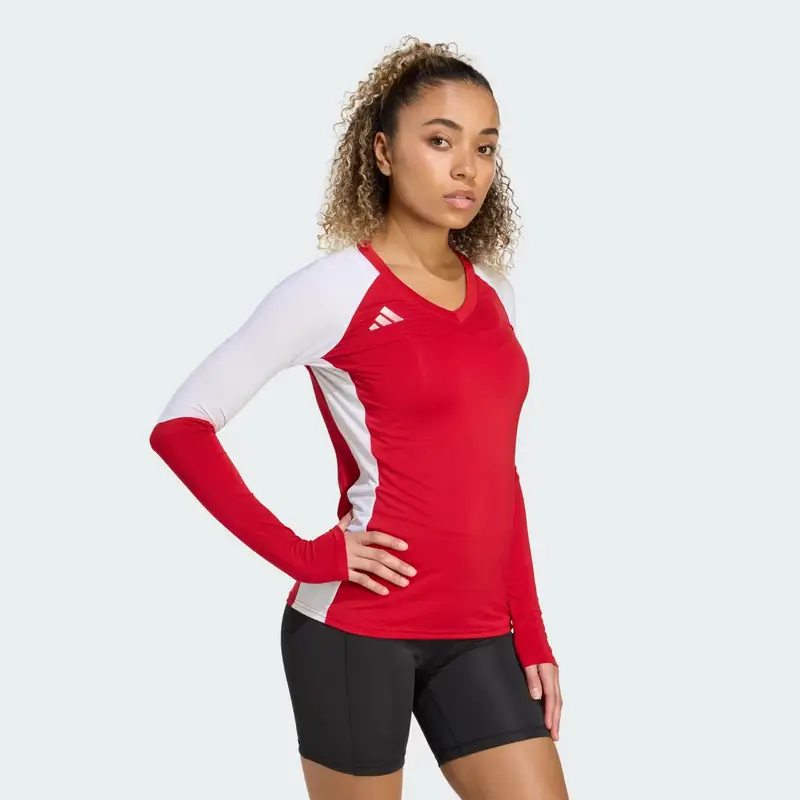 Maglia da pallavolo a maniche lunghe Quickset Team Power Red 2 miniatura 3