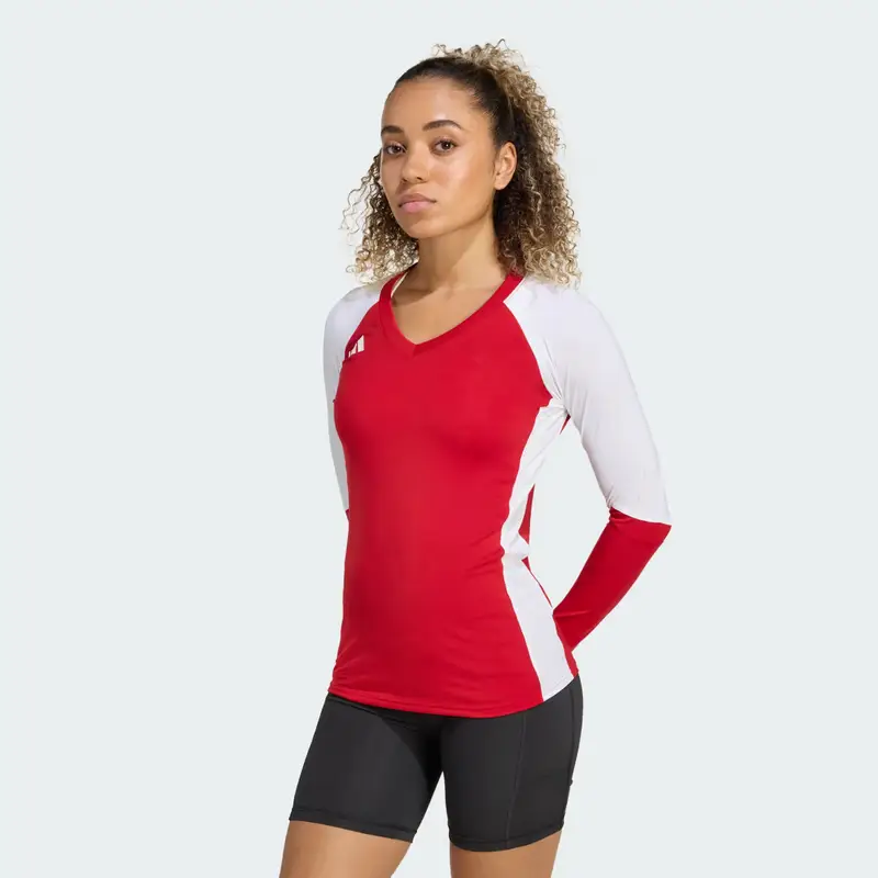 Maglia da pallavolo a maniche lunghe Quickset Team Power Red 2