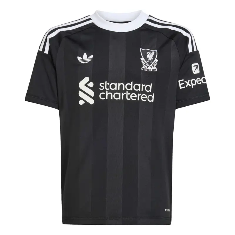 Maglia da portiere third per bambino Liverpool FC 2025/26 Noir