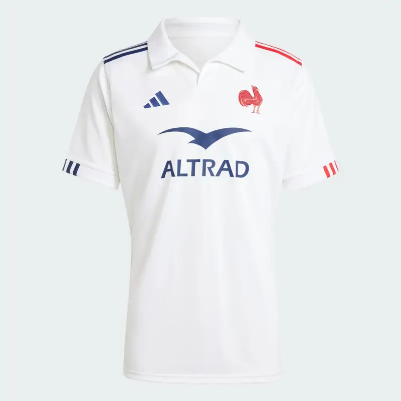 Maglia da rugby Away France White miniatura 4