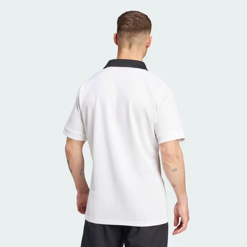 Maglia da rugby Short Sleeve All Blacks White miniatura 2