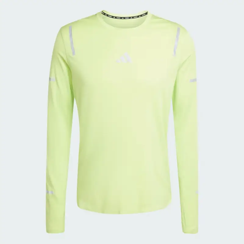 Maglia da running Ultimate Reflective Long Sleeve Pulse Lime miniatura 4