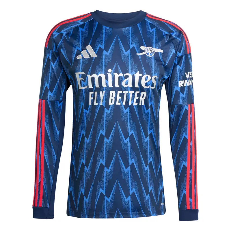 Maglia da trasferta a maniche lunghe Arsenal 2025/26 Bleu