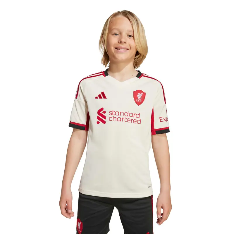 Maglia da trasferta bambino Liverpool FC 2025/26 Blanc