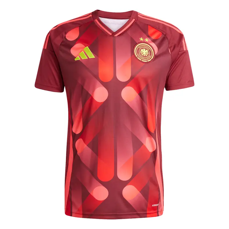 Maglia da trasferta per bambini Germania Women's Euro 2025 Rouge