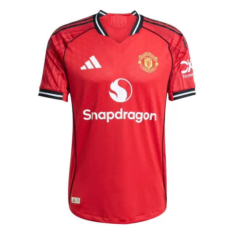 Maglia Domicilio Autentica Manchester United 2025/26 Rouge