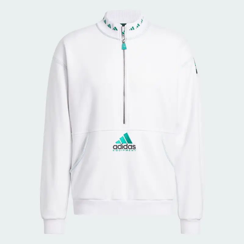 Maglia Equipment con zip da Â¼ White miniatura 4