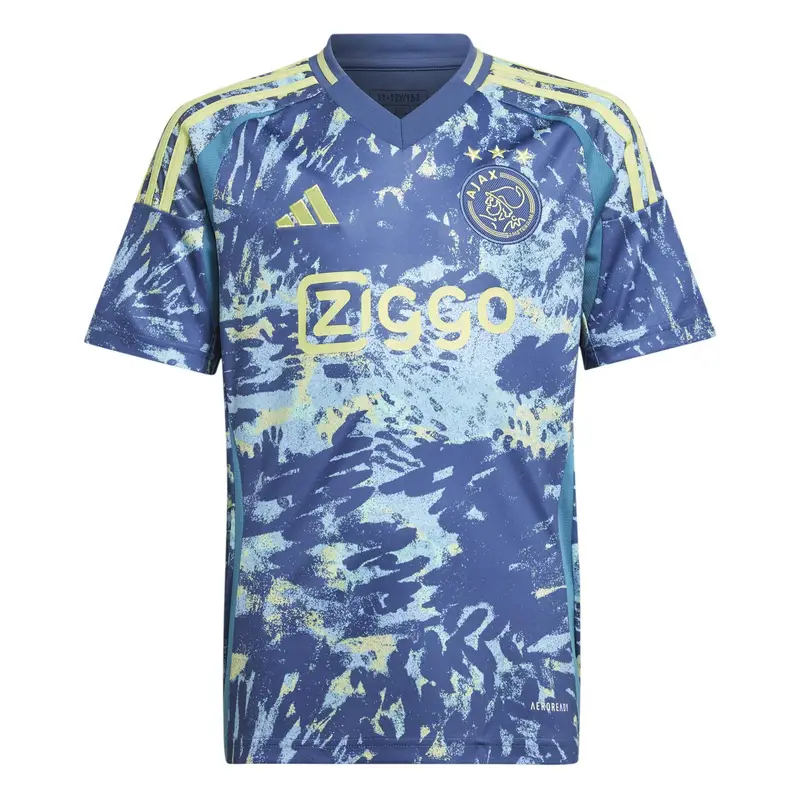 Maglia gara Away per bambini Ajax Amsterdam 2024/25 Bleu