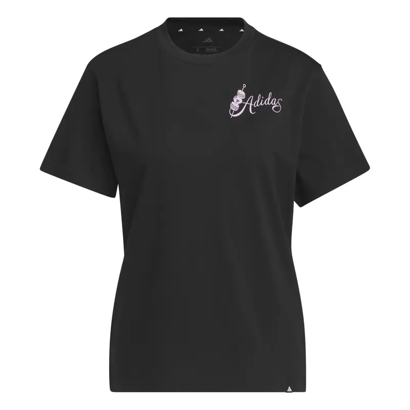 Maglia grafica donna adidas Noir