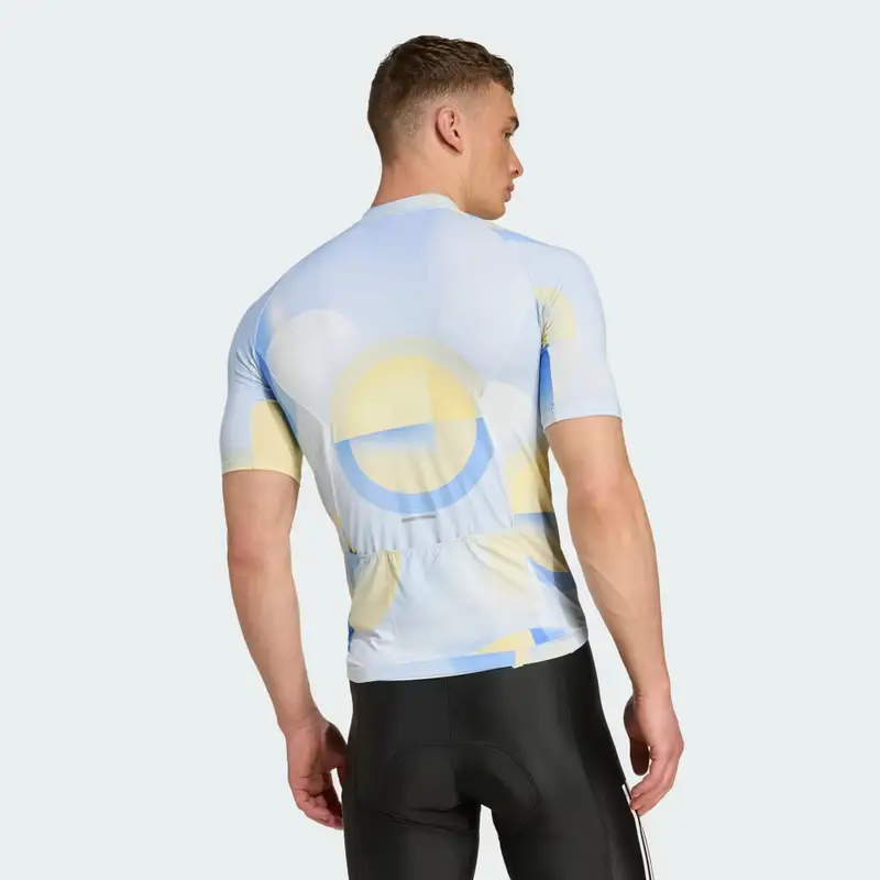 Maglia grafica Essentials 3 Strisce Light In Motion Halo Blue miniatura 2