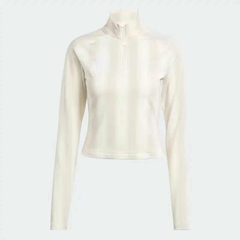 Maglia Half-Zip Graphic Football Long-Sleeve Off White miniatura 4