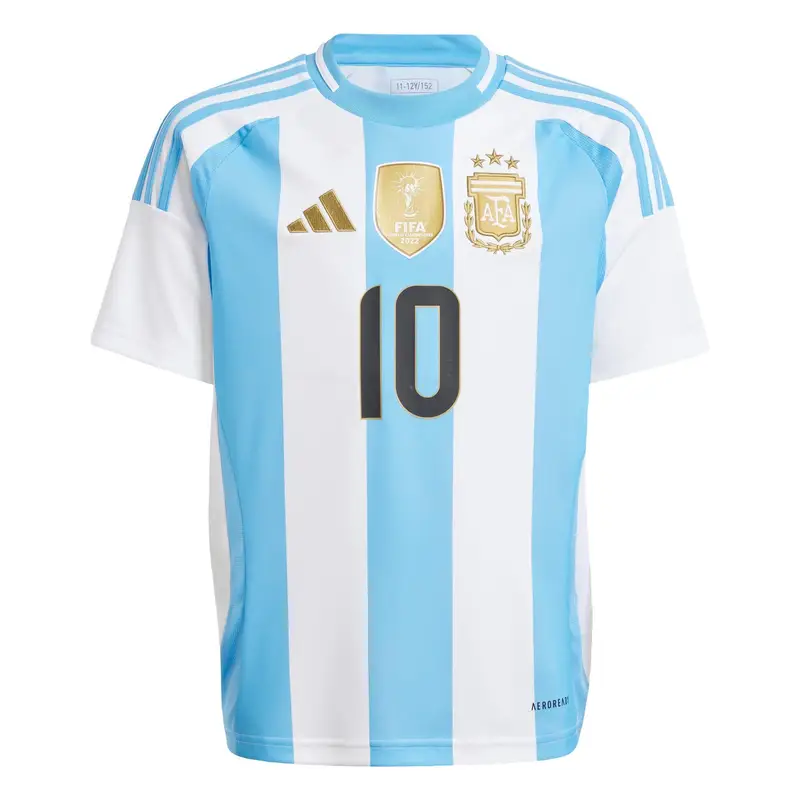 Maglia Home 24 Messi Junior Argentina | Adidas Bianco