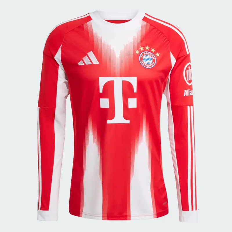 Maglia Home 25/26 Long Sleeve FC Bayern MÃ¼nchen Red miniatura 4