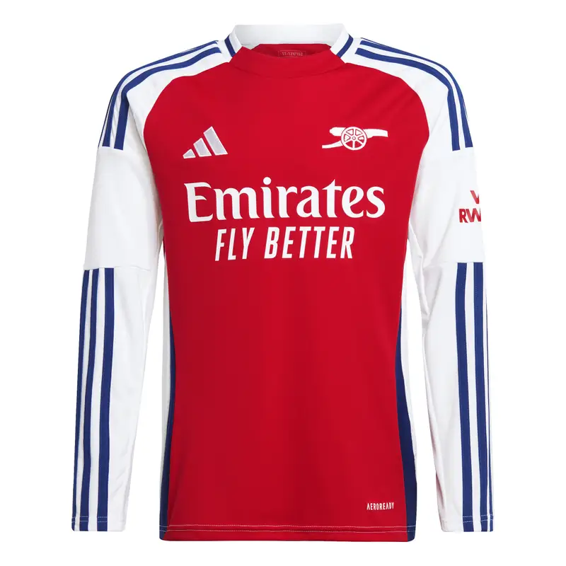 Maglia Home a maniche lunghe bambino Arsenal 2024/25 | Adidas Rosso