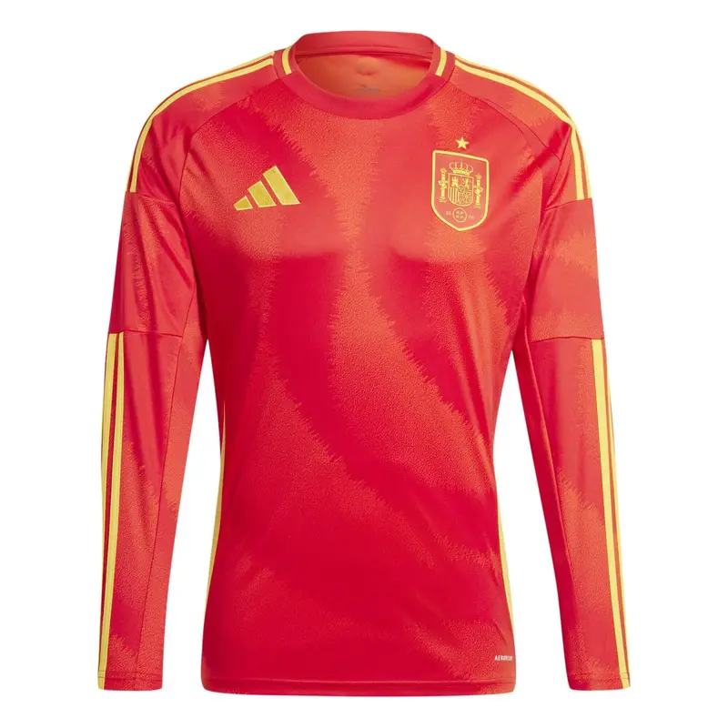 Maglia Home a maniche lunghe Espagne Euro 2024 Rouge