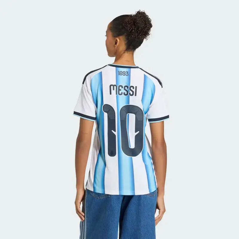 Maglia Home Argentina 26 White miniatura 2
